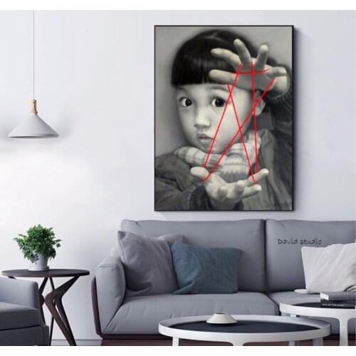 China The Famous Contemporary Painter Zhu Yiyong Canvas Painting Art wall Picture Abstract Home Decoration Gift Oil Painting