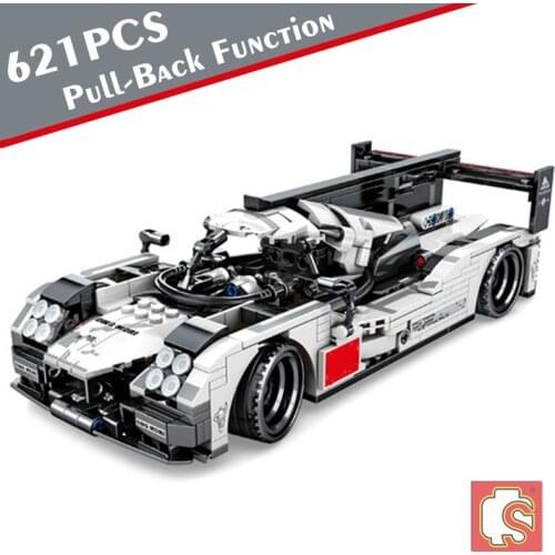 Sembo Block Pull Back Function Speed Champion Formula Vehicle Racing Car F1 Technical Building Bricks Model Toys Kid Gifts