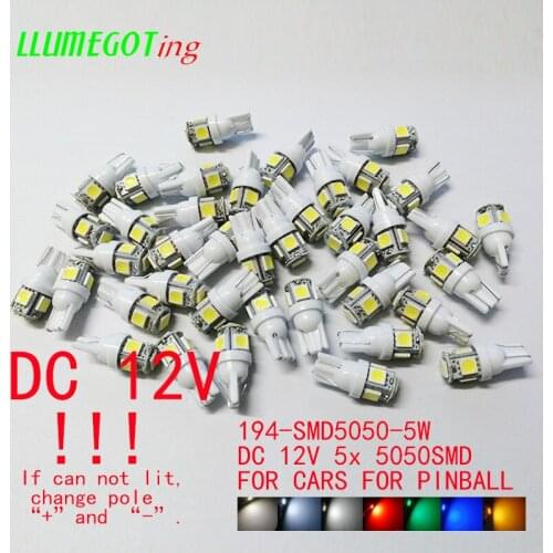 Светодиодные LED лампы W5W (W2.1x9.5d) LLUMEGOTing China At AliExpress