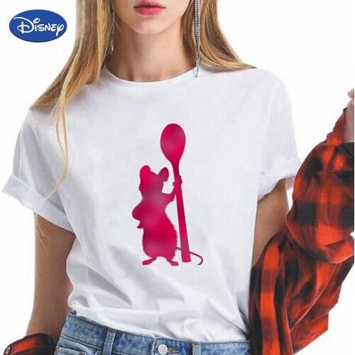 Disney Ratatouille I Am Cool Tshirt Kitchen Woman Aesthetic Stylish Happy Young Elegant Summer Delicious Food Oversize Soft Girl