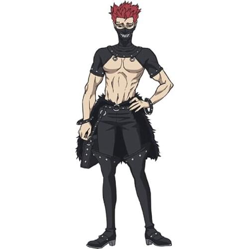 Personality Black Clover Zora Ideale RV Car Accessory Sticker Scratch-Proof Surfboard Decal Laptop Car Styling Apply To Car Door