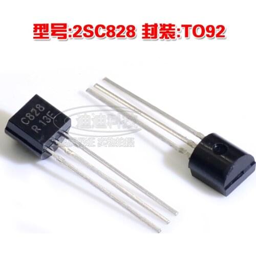 New 2SC828 TO-92 PNP Power Transistor Output 30V 0.1A C828 to92 Straight