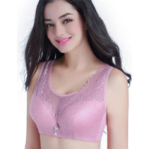 New thin cup push up women bra big cup female bralette wireless sexy lady intimate gather underwear comfortbale lace