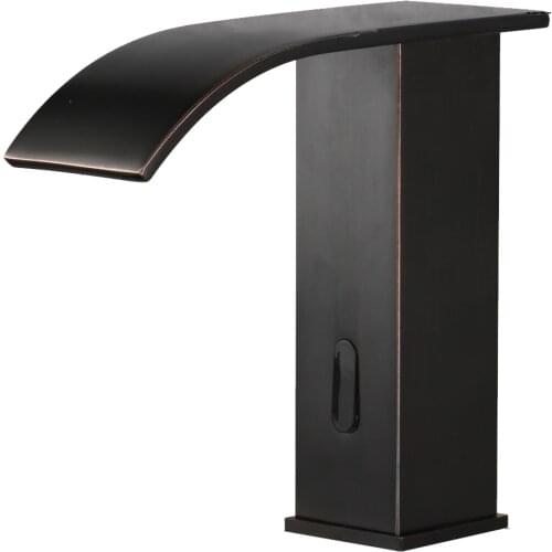 Bathroom Faucet Deck Mounted Automatic Sensor Water Mixer Free-Touch Sensor Bathroom Sink Tap Faucet