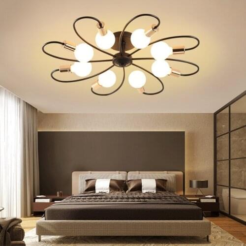Nordic Modern Long Pendant Lights 220V Chandelier Lighting Led Ceiling Art Decoration Hanging Lamp Bedroom Living Room
