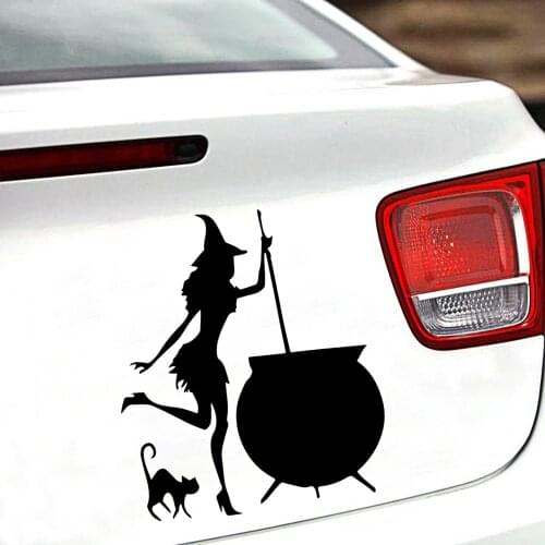 Fun Sexy Lady Car Decal Rearview Mirror Decal Car Window Bumper Cute Waterproof Removable