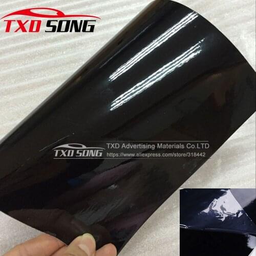 Bright black 3 layers Glossy black Vinyl Car Decal Wrap Sticker Black Glossy Film Wrap Retail For HOOD Roof Motorcycle Scooter
