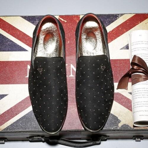 YBQJOO Men's Suede Shoes