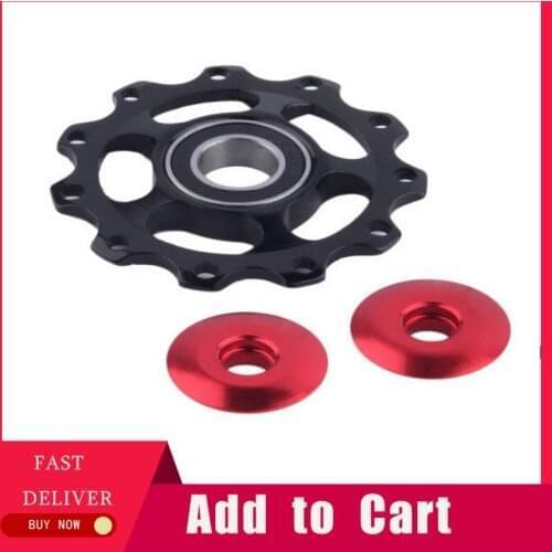 New 11 Speed Aluminum Alloy Bicycle Rear Derailleur Jockey Wheel Road Bike MTB Guide Roller Bicycle Derailleur Cycling Parts