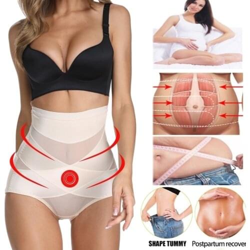 Richkeda Store New 2021 Women Waist Trainer Body Shaper Tummy Control Postpartum Belly Shaper Women Shapewear Fajas