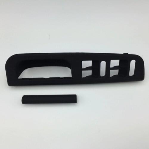 2 Pcs Soft Touching Black Master Window Switch Control Panel Bezel Door Handle Trim Cover for Passat B5 Golf MK4 3B1 867 171 E