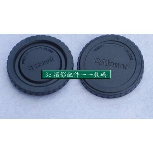 2 in 1 Body Caps + Rear Lens Cap Cover for L-R5 for Pentax Q mount Q-S1 Q7 Q10 camera lens
