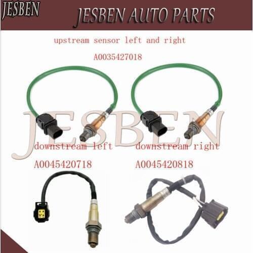 4X A0045420718 A0045420818 A0035427018 Front Rear Lambda Oxygen O2 Sensor for MERCEDES W164 W221 C230 C280 C300 C350 E350 E500