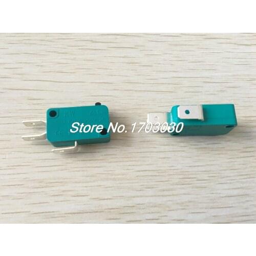 5pcs AC 16A 125V/250V Push Button Actuator Micro Limit Switch KW