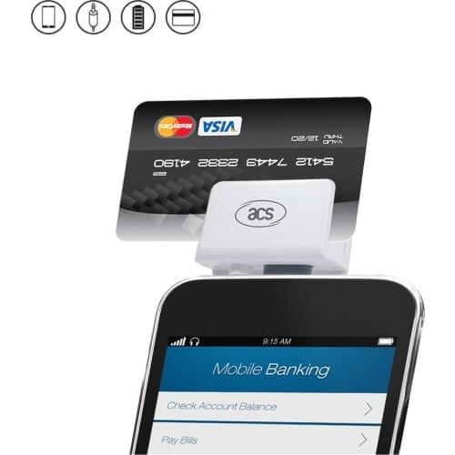 ACR31 mobile Swipe Magstripe Card Reader for moblie bank payment readable security Hico Lo-co Magstripe cards