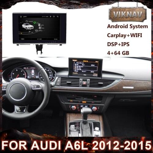 Android 10.0 8.8 inch 4G+64G Car Radio for Audi A6L 2012 2013 2014 2015 Navigation Multimedia Player GPS Carplay Head Unit