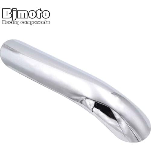 BJMOTO Motorcycle Adjustable Chrome Exhaust Muffler Pipe Heat Shield Cover Guard For Harley cruiser chopper/custom