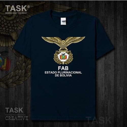 Air Force Bolivia Bolivian BOL BO Short sleeve new Tops t shirt mens country casual jerseys sports Army Tactical Military 01