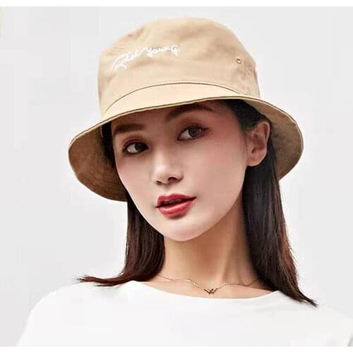 Large Size Cap New Summer Womens Sun Hat Embroidery Letter Youth Girls Korean Wide Brim Fashion Panama Female Casual Travel Hat