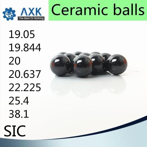 Si3N4 Ceramic balls 19.05 19.844 20 20.637 22.225 25.4 38.1 ( 1 PC) Silicon Nitride G5 Precision Ball