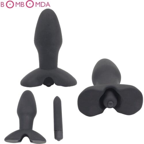 Medical Silicone Anal Indulgence Anal Toys Vibrating Butt Plugs Anal Rocket Vibrator Sex Toys Vibration Bullet Sex Produce O3