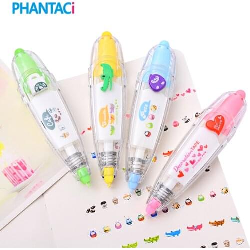 Cute Correction Tape Cartoon Animal Decoration Tapes for Letter Diary DIY Scrapbooking Tools Stationery School Supplies