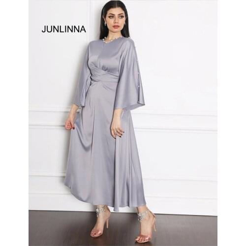 Beading Fashion Dress 2021 Summer New Women Pure Colour Summer Dresses O-Neck Long Sleeve Casual Wear