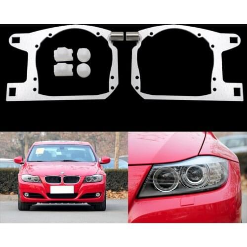 Taochis Car-StylingFrame Adapter Module Set Bracket Holder for BMW 3 Series 2009 2012 7 Series 2009 Hella G3 G5 Projector Lens