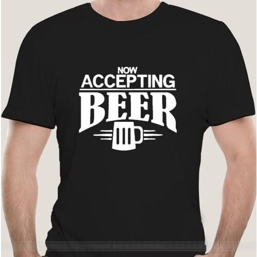 Male brand teeshirt men summer cotton t shirt Accepting Beer T-Shirt S Patrick Day Alcohol Drunk Drinking Irish Pub Party