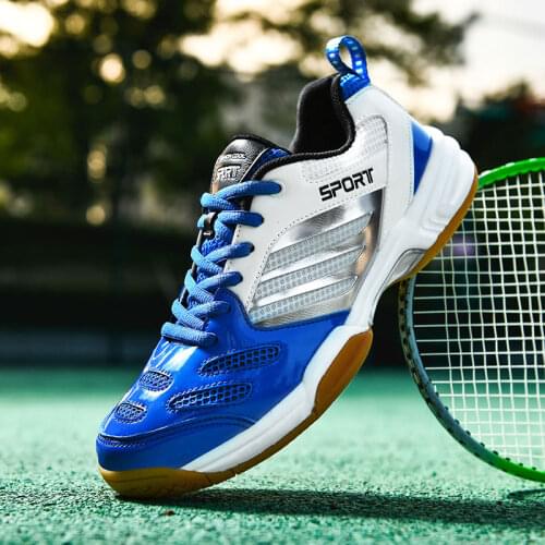 New Breathable Badminton Shoes Men Springn Summer Light Weight Badminton Sneakers Comfortable Tennis Sneakers Mens Shoes