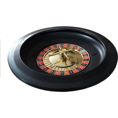 10 inch Roulette Game Set with Table Cloth Poker Chips for Bar Party Borad Game 11UE