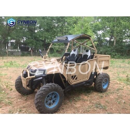 SYNBON 2020 Four-wheeled farmer car with carriage buggies UVT ATV ​​Kart beach buggy go Karts Off-road Vehicle CE EPA SY400F