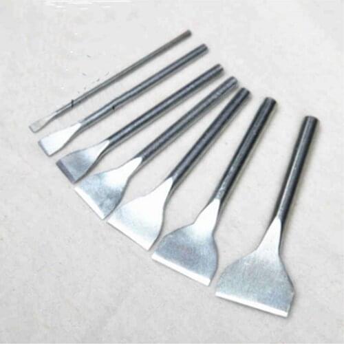 5/10/15/20/25/30/35/40/45mm Flat Sharp Leather Punch Craft Hole Punching Tool Trimming Handworking