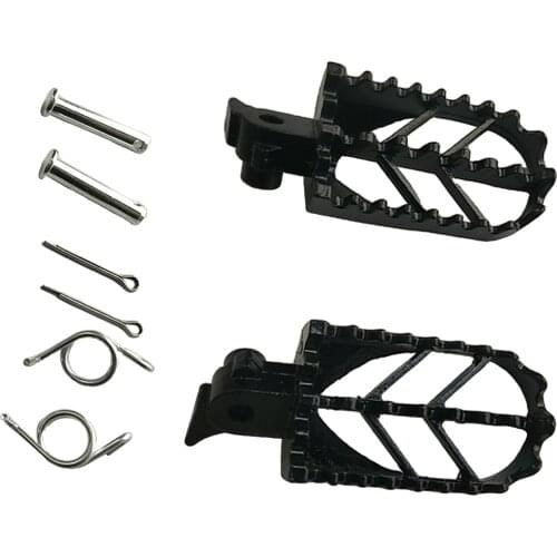 Foot Pegs Rest Footpegs for Honda CRF50 CRF70 CRF100F for Yamaha TW200 TTR90 TTR90E Dirt Bike Motocross
