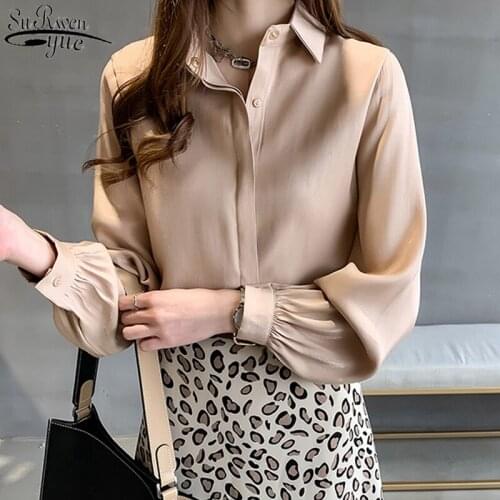 Casual Women Shirts 2021 Autumn New Fashion Plus Size 4XL Blouse Long Sleeve Buttons White Shirt Women Tops Streetwear 11384