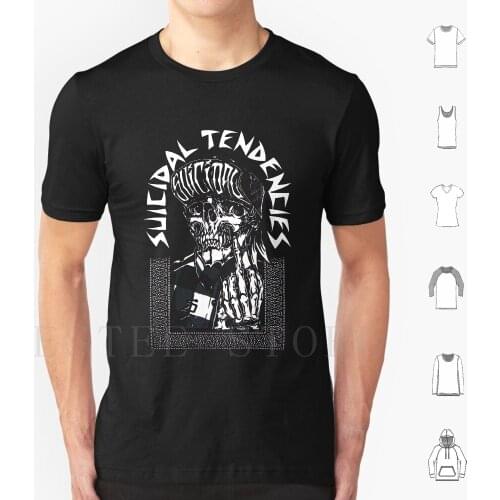 Selling Metal Band Merchandise T Shirt Print Cotton Suicidal Tendencies Punk Hardcore Metal Music Black Flag Institutionalized