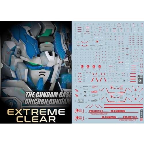 Gundam RG Perfect Unicorn Water Sticker Holy perfect unicorn Ultra HD Water Sticker