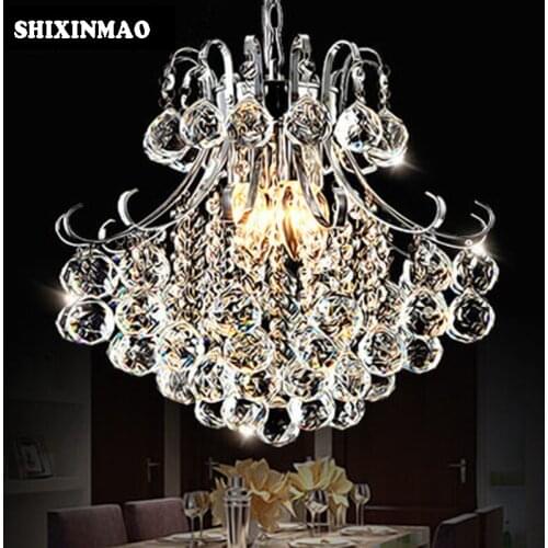 SHIXINMAO Luxury Crystal Chandelier Living Room Lamp lustres de cristal indoor Lights Crystal Pendants For Chandeliers