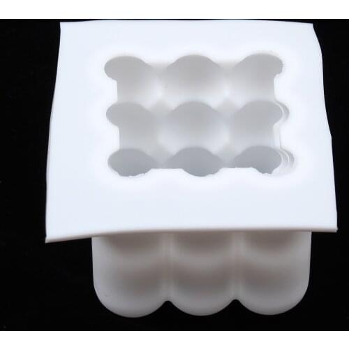 Silicone Molds Crafts 3d Candle Mold DIY Handmade Aromatherapy Candle Molds For Plaster Candle holder Soap Form