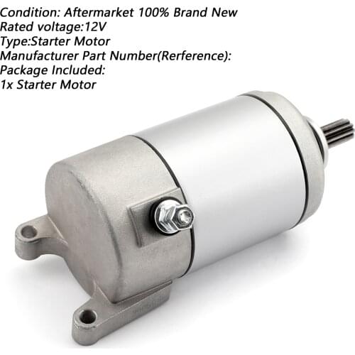 Areyourshop Starter Motor atv For YAMAHA 350 YFM35 YFM35F TFM35G GRIZZLY 07-17 3HE-81890-00 acessórios para moto