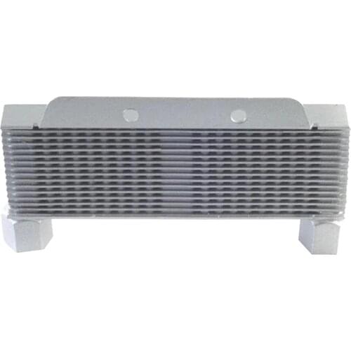 Universal Motorcycles Engine Oil Cooler Radiator Aluminum Alloy Silver Motorbikes Bike, Simple Installation