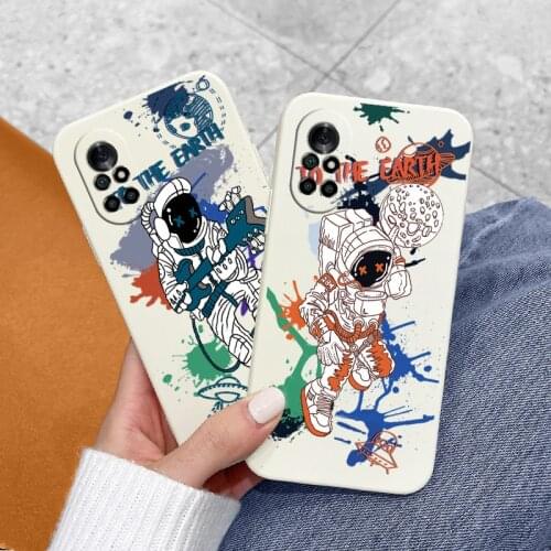 Musician Camera Lens Protect Case For Huawei Nova 8 7 Pro 6 SE Soft Silicone Phone Cover For Huawei 5 Pro 5Z 5I 5Ipro 5T 4 4E