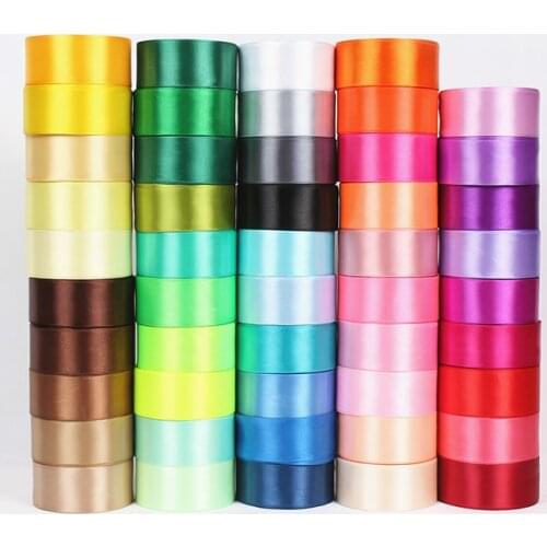 25yards/roll 40mm Satin Ribbon DIY Handmade Crafts Material Wedding Birthday Party Gift Box Wrapping Ribbon Baking Accessories