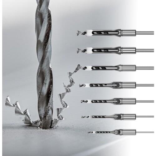 4/6/7Pcs Woodworking Square Drill Bits Drill Core Set Auger Mortising Chisel Square Hole Saw For Woodworking Drilling Tools
