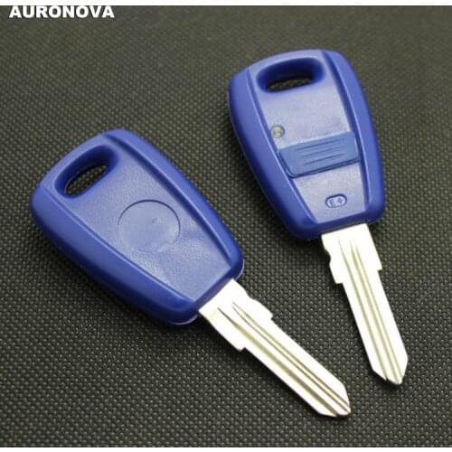 AURONOVA New Replace Original Key Shell for Fiat Palio Siena Punto 1 Button Remote Car Key Case With Uncut Blade
