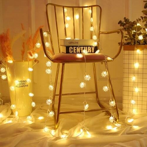 Moon Star String Lights Fancy Lighting for Bedroom Battery Powered Lamp for Festival Party New Year Garland Garden Decor Lamp