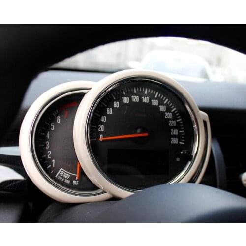 Auto Dashboard Speedometer Tachometer Decorative Cover For MINI COOPER S ONE F54 F55 F56 F60 Car Sticker Accessories Interior