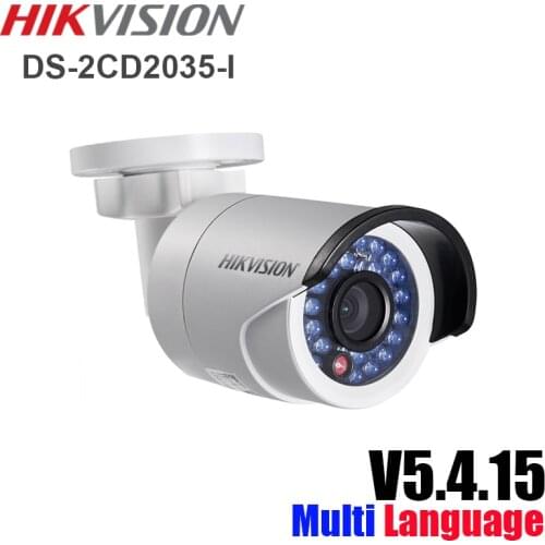 Hikvision DS-2CD2035-I 1/3" CMOS 3MP IR Fixed Focal Lens Bullet Camera HD Waterproof Security Network Cctv IP Camera 4mm