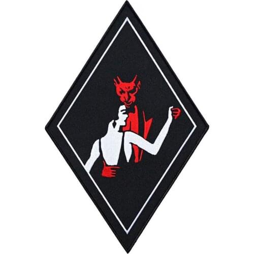 Dance with Devil Large Back Badge Jacket for Backpack Iron on Embroidery Patches for Clothing Biker Applique DIY Custom Design