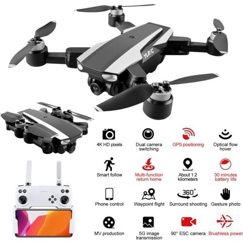 S105 GPS RC Drones 1.2Km Professional with camera 4K HD optical flow 5G WiFi FPV Brushless RC quadcopter Dron VS L900 SG907